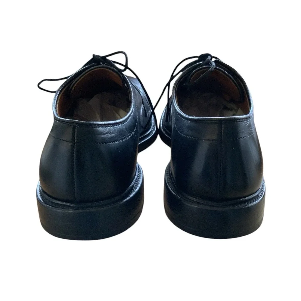 Allen Edmonds Hillcrest 5904 Black Leather Oxford Dress Shoes Men's Sz 11D Italy